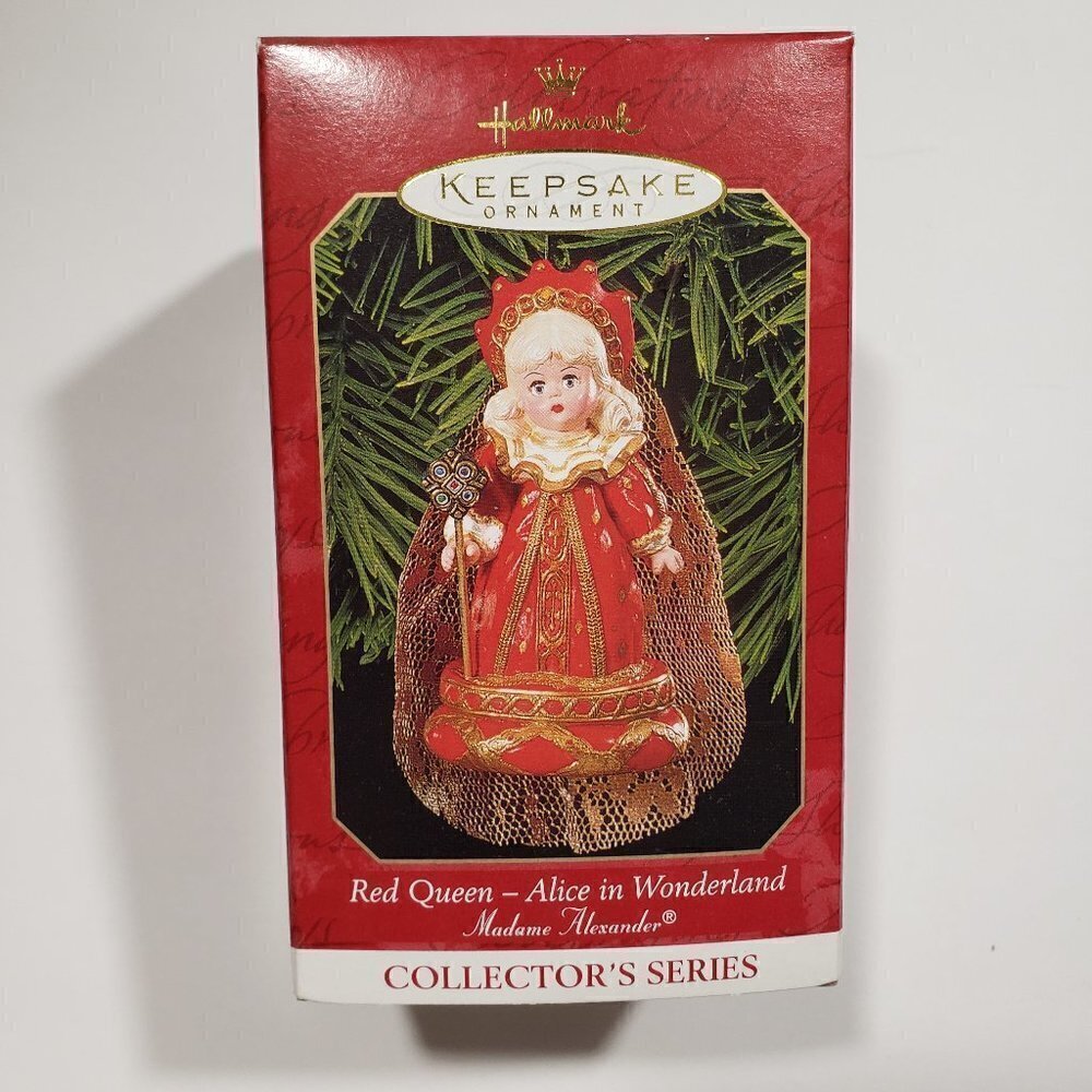 NWT - Hallmark Ornament - Madame Alexander - Red Queen Alice in Wonderland